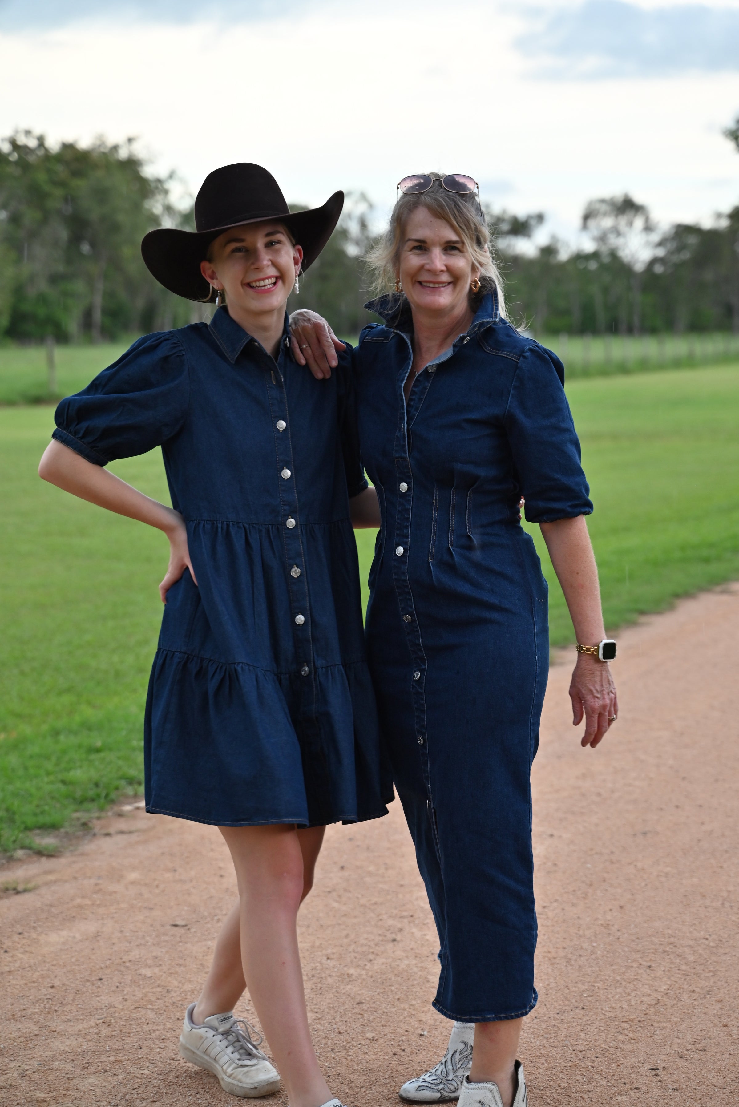 white christmas dresses Little Bit Of Country Denim Dress